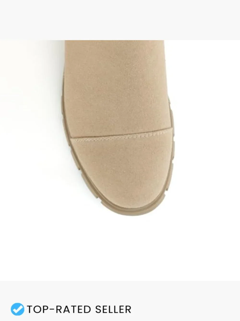 Chunky Platform Lug Sole Chelsea Booties Ankle Boots Side Zipper Round Toe